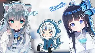 Nachoneko Mama Shows How Gura Will Look With An Ahoge