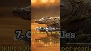 Top 10 most dangerous animals in the World🌍😈💯 #top10 #dangerousanimals #ytshort #viral