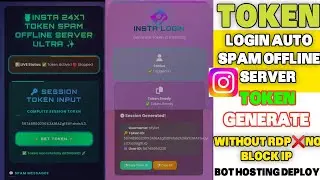 Instagram gc offline server on bot hosting.net pannel || Instagram auto spaming 2026 || without rdp❌