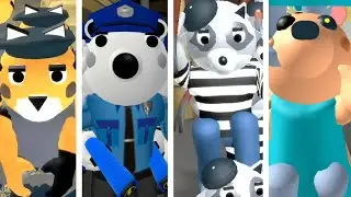 ROBLOX PIGGY BOOK 2 BUT IT'S 100 PLAYERS ALL JUMPSCARES