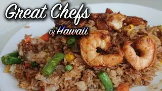 Sautéed Shrimp and Penne with Rice Cream Sauce | Great Chefs of Hawaii