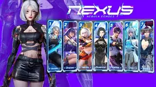 Nexus Nebula Echoes: All Heroes🔥🔥 Revealed in Epic Trailer ||Nexus Nebula Echoes All Heroes Gameplay