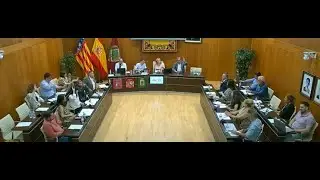 Pleno ordinario de 9 de julio de 2024