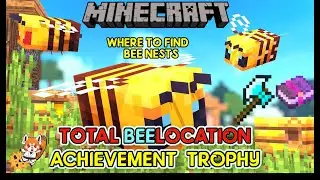 Total Beelocation Achievement How To Find Bees Minecraft