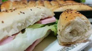 Очень классные булочки для сэндвичей! Подойдут для школы, работы и пикника.