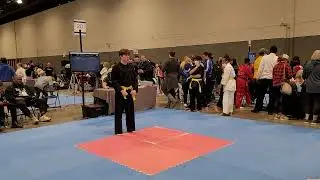 Will performing kata in his division