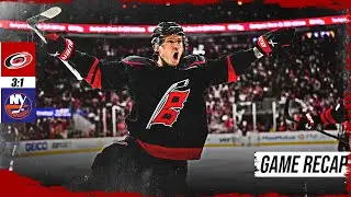 NHL Game 1 Highlights | Hurricanes vs Islanders - 3:1