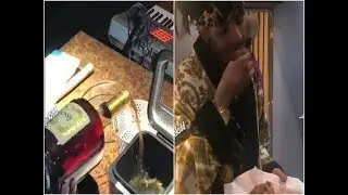 Harvey J Deep-Fries His Chicken In Boiling Hot Hennessy Cognac!! CALLS IT HENNY CHICKN