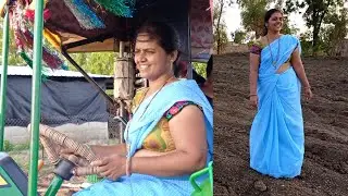 Amazing Women Driving Tractor 😍 Village Real Life Vlog 🌄  JCB Machine in India