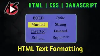 HTML Text Formatting