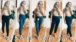 TOP 5 PETITE SKINNY JEANS - Review & try on