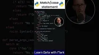 Python's match/case statement will simplify your code