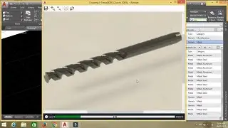 Making 3d DrillBit in AutoCad 2018