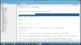 2015 06 24 20 03 Oracle Batch 101   Class 32   PL SQL 20   Builtin Packages and Utilities 2