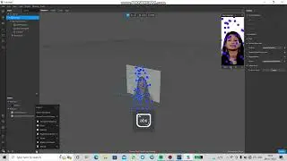 How to create Emitter behind the user using spark AR studio