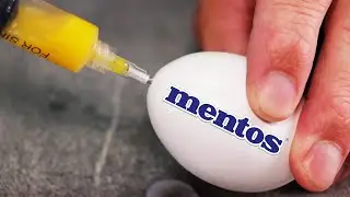 EXPERIENCE OEUF VS MENTOS & COCA COLA