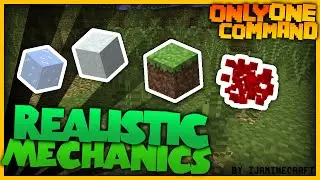 Minecraft: Realistic Mechanics in only one command! (1.8)