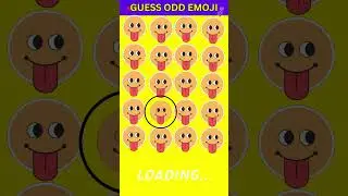 Can you Find the ODD EMOJI? 99% fail in this odd emoji challenge I how good are your eyes?