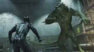 Marvel's Spider Man 2 - Black Suit Spider-Man vs The Lizard