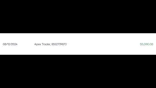 APEX PAYOUT AND TODAYS TRADES