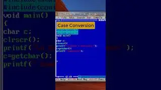 Uppercase to Lowercase-C Programming