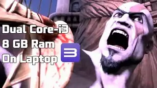 Running God Of War 3 on Core-i3 11th gen dual core laptop cpu using rpcs3