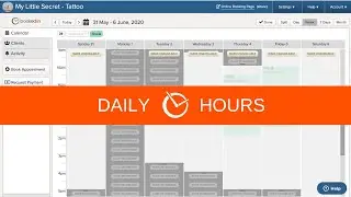 Change hours by day (web instructions)
