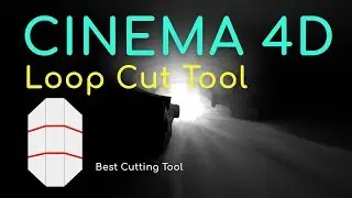 Cinema 4d: Loop Cut tool for modeling tutorial