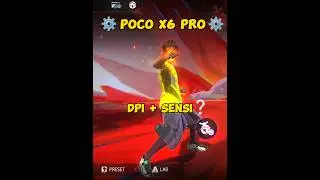 Poco X6 Pro Settings Dpi + Sensi 📲⚙️✅ 