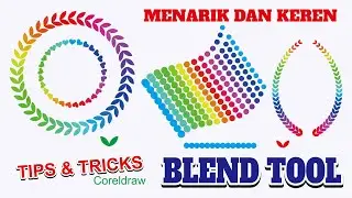 Cara menggunakan Blend Tool di Coreldraw
