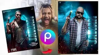 Jawan Movie new poster design in picsart 2023 | movie poster editing