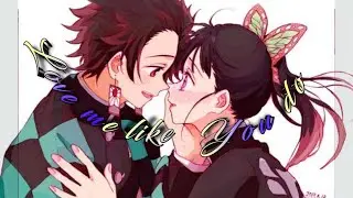 Tanjiro x Kanao // Love me like you do // Capcut [AMV/EDIT] Quick !