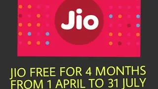 JIO फिर से 4 महीने के लिए फ्री हुआ | 1 अप्रैल से 31 जुलाई तक | JIO SUMMER SURPRISE OFFER