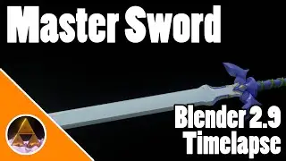 Modeling the MASTER SWORD in Blender 2.9! | Timelapse w/ Commentary