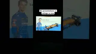 Mclaren presentation in college vs now 