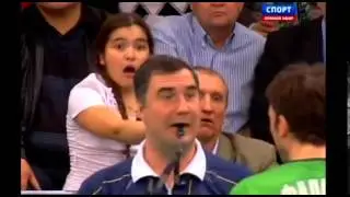 Девочка мягко говоря не согласна с судьей