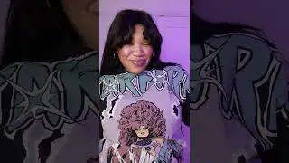 Trying on my Starfire graphic tee shirt ☄️