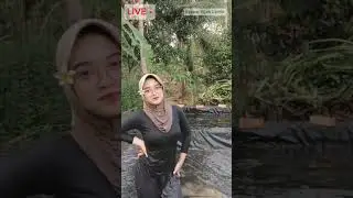 LIVE❗hijab tobrut challenge basah basahan saat di gift💦