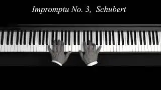 Impromptu No.3 Schubert Op. 90 D899 piano