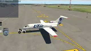 Як-40 test X-Plane 11  USSS-USCM