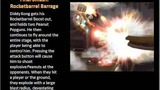 Diddy Kong Moveset SSB4