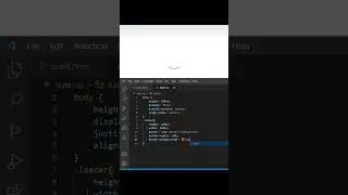 Website loading Animation | HTML, CSS #website #css #html #javascript #viral #shorts