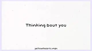 Thinking bout you - Ariana Grande edit audio