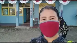 Mengumpulkan Tugas Ke Sekolah Saat Pandemi-Sanon aneka cerita