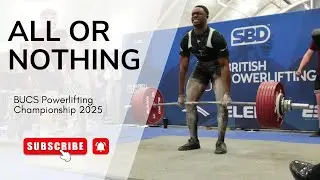 British University Championships 2025 | Powerlifting Vlog #5 | 343kg Deadlift Attempt!
