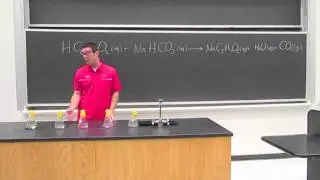 Video Demonstration: Chemical Reactions Involving Gas Formation Part 1