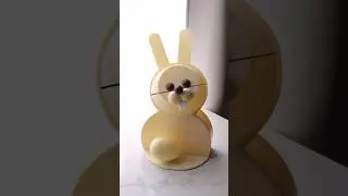 🐰 CHOCOLATE EASTER BUNNY 🐰 #chocolate #easter #easterbunny #pastry