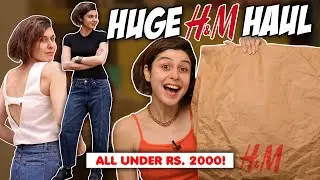 Huge H&M Sale Haul! All Under Rs 2,000! Basics & More!  🛒