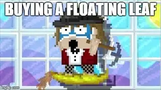 GrowTopia | Buying Floating Leaf ( Leaf Board )