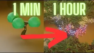 JUST A NORMAL TREE IN 1 MIN, 10 MIN, 30 MIN AND 1 HOUR! | BLENDER SPEED MODELING
